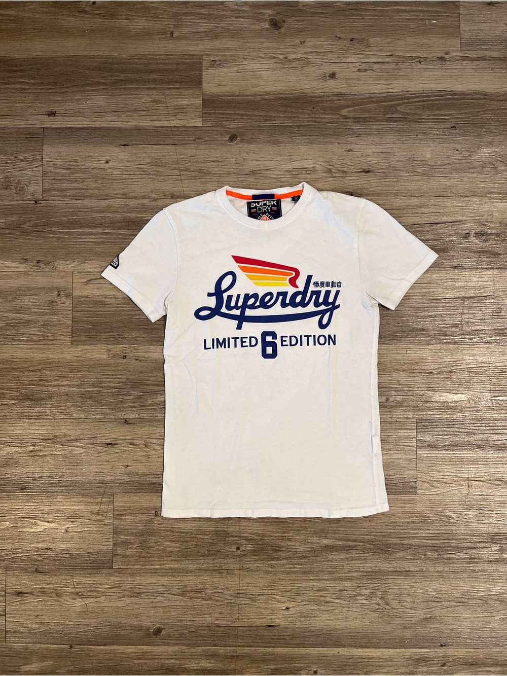 Superdry Men’s White T Shirt Limited Edition Size Small